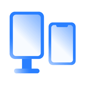 スマートフォンとタブレットのアイコン